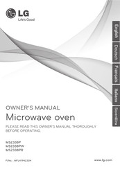 LG MS2338PR Owner's Manual