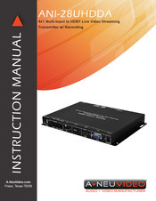 A-Neuvideo ANI-41STREAM Instruction Manual