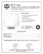 B-Tech BT7164 Installation Manual & Parts List