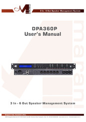 Marani DPA360P User Manual