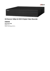 Dahua Technology X28A5S2-1 Quick Start Manual