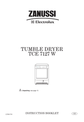 Electrolux Zanussi TCE 7127 W Instruction Booklet