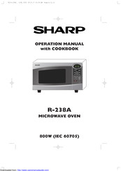 Sharp R-238A Operation Manual With Cookbook