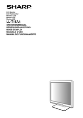 Sharp LL-T15A4 Operation Manual