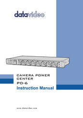 Datavideo PD-6 Instruction Manual