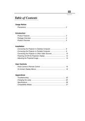 DREAMVISION DL500 Manual