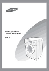 Samsung SW-D7R1 Owner's Instructions Manual