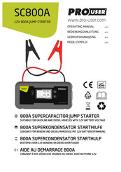 PROUSER SC800A Operating Manual