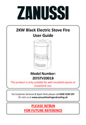 Zanussi ZEFSTV2001B User Manual