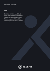 Klarfit 10033500 Manual