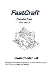 FastCraft 76334-1 Owner's Manual