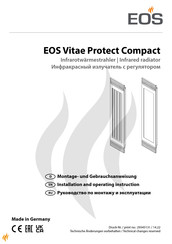 EOS Vitae Protect Compact Installation And Operating Instruction