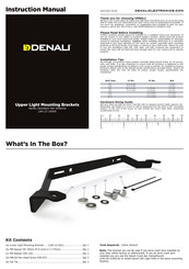 Denali LAH.23.10000 Instruction Manual