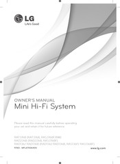 LG RAS376BF Owner's Manual