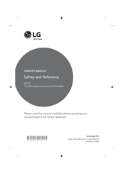 LG 32LF510B.AEK Owner's Manual