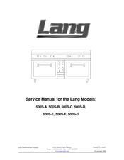 Lang 500S-C Service Manual