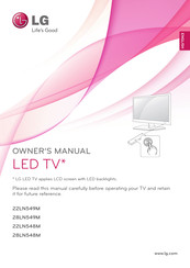 LG 28LN549M Owner's Manual
