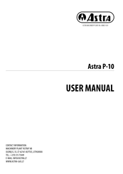 Astra P-10 User Manual