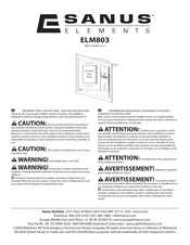 Sanus Elements ELM803 Quick Start Manual
