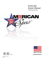 American Spas FREEDOMAM740BSi Owner's Manual