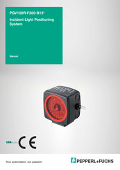 Pepperl+Fuchs PGV100RS-F200-B16-1,5M Manual