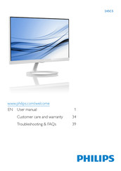 Philips 245C5QHAW/69 User Manual