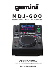 Gemini MDJ-600 User Manual