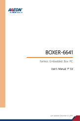 Asus Aaeon BOXER-6641-A1-1110 User Manual