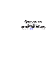 Vollrath Stoelting CC101A Operator's Manual