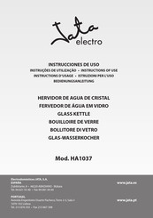 Jata electro HA1037 Instructions For Use Manual