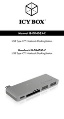 Icy Box IB-DK4035-C Manual