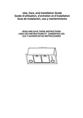 ELICA ECR633SS Use, Care And Installation Manual