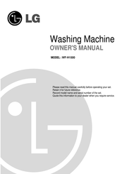 LG WF-H1500 Owner's Manual