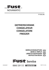 FUST NOVAMATIC TF 050.2-IB Instruction Book
