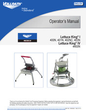 Vollrath 401N Operator's Manual