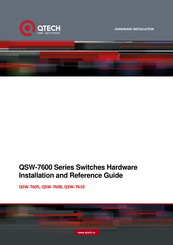 QTech QSW-7600 Series Hardware  Installation And Reference Manual