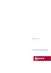 NEFF D86GR22N0B/04 Instructions For Installation And Use Manual