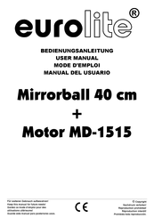 EuroLite MD-1515 User Manual