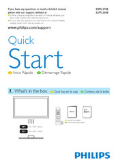 Philips 32PFL3508/F8 Quick Start Manual