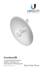 Ubiquiti PowerBeam PBE2ACN Quick Start Manual