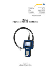 PCE Instruments PCE-VE 380N-LOC Manual