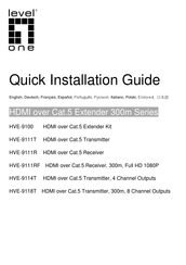 LevelOne HVE-9114T Quick Installation Manual