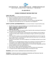 Larson Electronics FL-LED-STR-51 Quick Start Manual