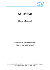 SY SY-USB50 User Manual