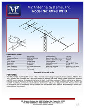 M2 Antenna Systems 6M7JHVHD Assembly Manual