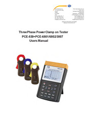 PCE Instruments PCE-830+PCE-6801 User Manual