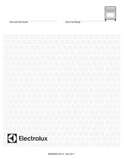 Electrolux E36DF76TPS Use And Care Manual