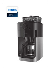 Philips Grind & Brew HD7761/01 Manual