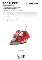 Scarlett SC-SI30S08 Instruction Manual