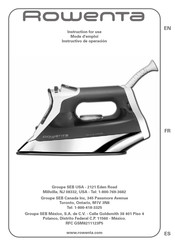 Rowenta PRO MASTER DW8196U5 Instructions For Use Manual